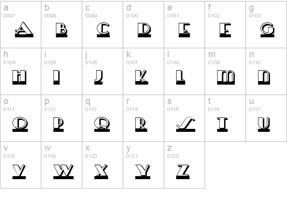 Herald Square Two NF lowercase a-z preview