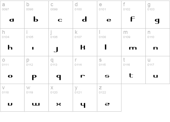 Highguard New lowercase a-z preview