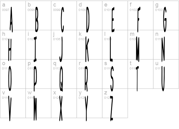 homeboysarebackintown lowercase a-z preview