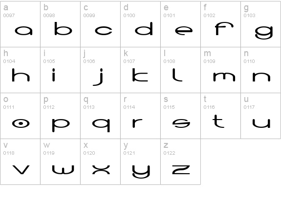 hoodoo two lowercase a-z preview