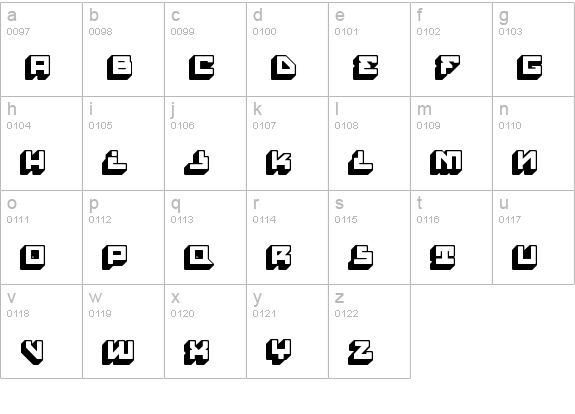 House Paint Slab Regular lowercase a-z preview