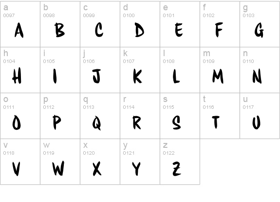 HouseMovements-Poster lowercase a-z preview
