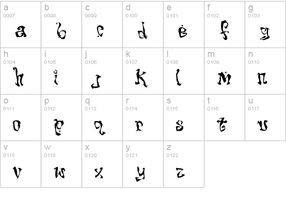 HouseParty lowercase a-z preview