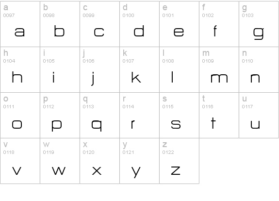 HURTMOLD_ lowercase a-z preview