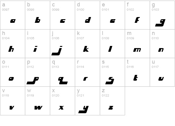 Husky Stash lowercase a-z preview