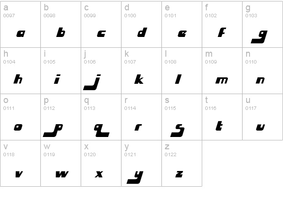 HuskyStash lowercase a-z preview