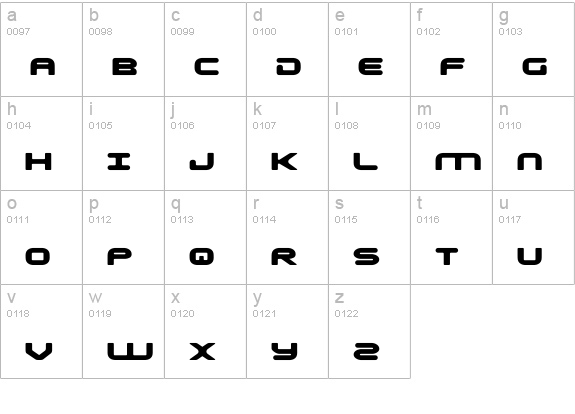 HYPNO Agent lowercase a-z preview