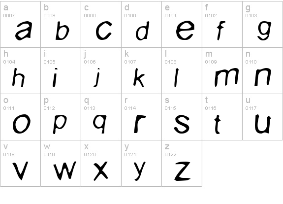 I Buried Paul Normal lowercase a-z preview
