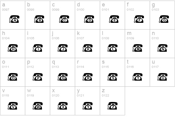 I just call lowercase a-z preview