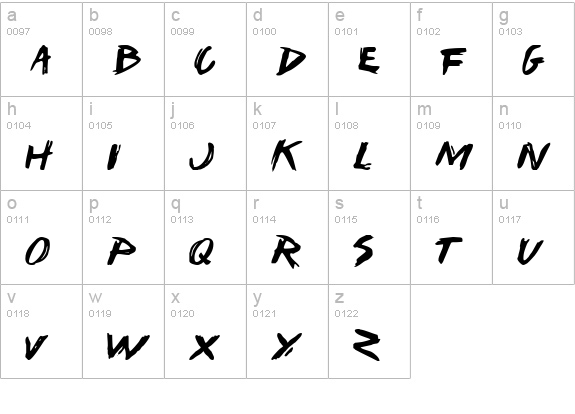 I Want My TTR! lowercase a-z preview