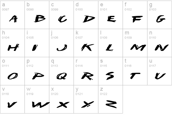 I Want My TTR! (Expanded) lowercase a-z preview