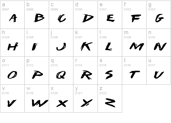I Want My TTR! Expanded lowercase a-z preview