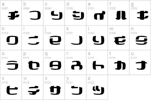 I2Cocoon lowercase a-z preview