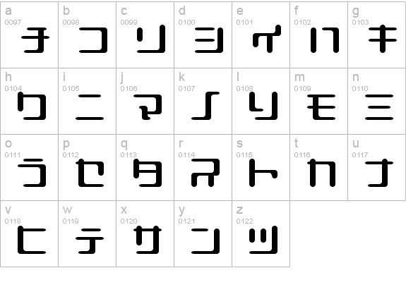 I2Izam lowercase a-z preview