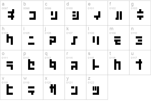 I2koukaku j lowercase a-z preview