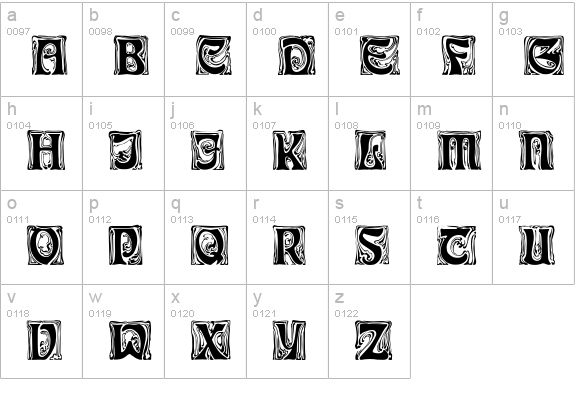 Ian Regular lowercase a-z preview
