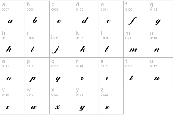 Iballantines-ExtraBold lowercase a-z preview