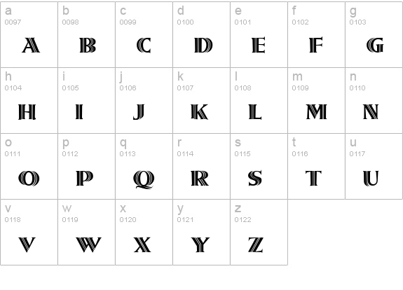 Iguanodon lowercase a-z preview