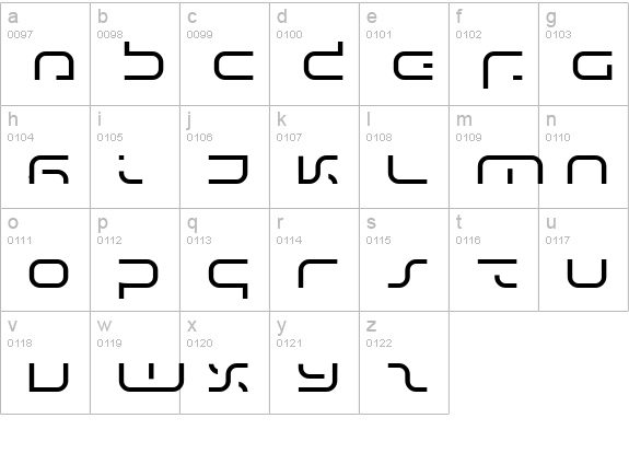 IJ19 90 lowercase a-z preview