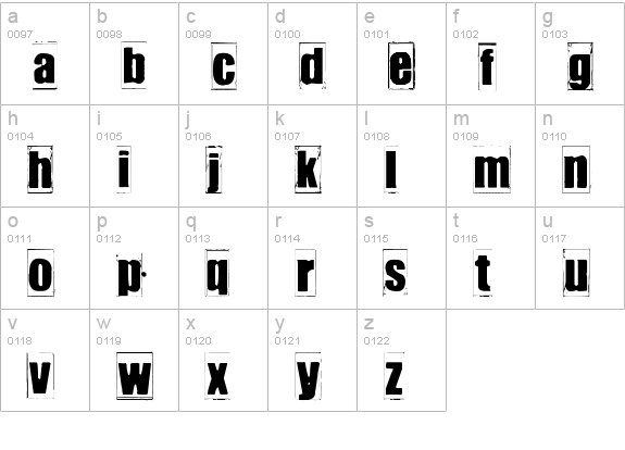 IKHIOOGLA3 lowercase a-z preview