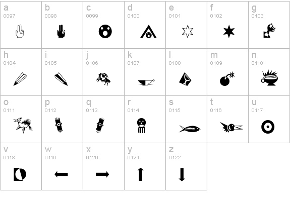 IlFuturismo-Extras lowercase a-z preview