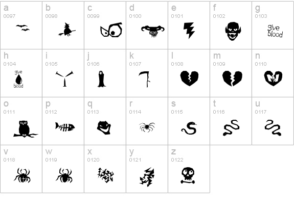 ILL oCtoBer lowercase a-z preview