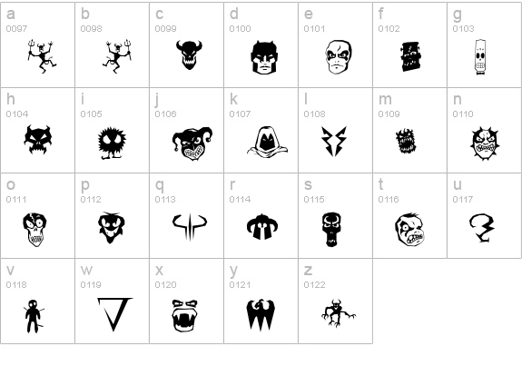 ILL oCtoBer 98 lowercase a-z preview