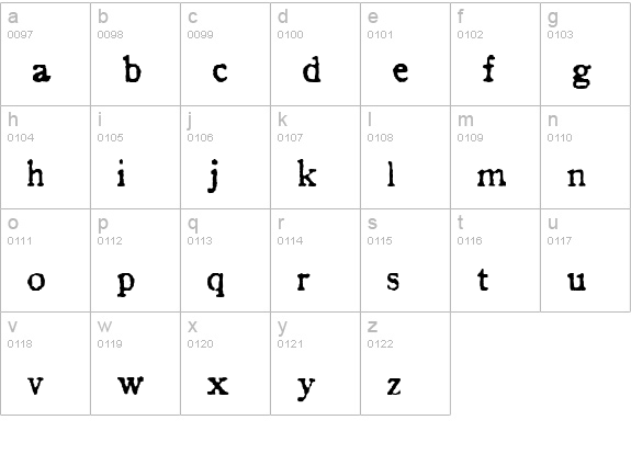 In_alphabet lowercase a-z preview
