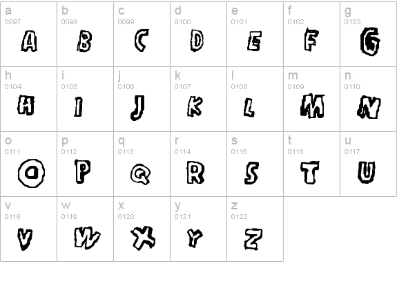 in_my_head lowercase a-z preview