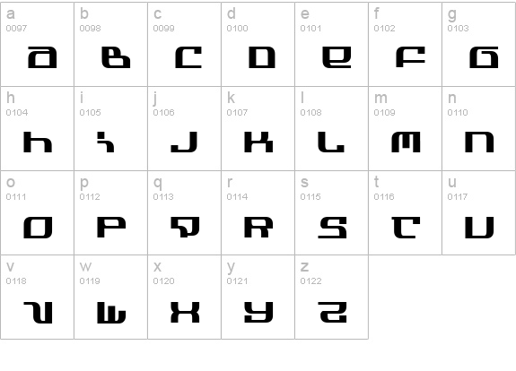 Infinity Formula lowercase a-z preview