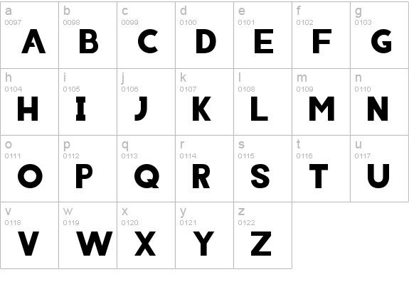 INICIO NORMAL lowercase a-z preview