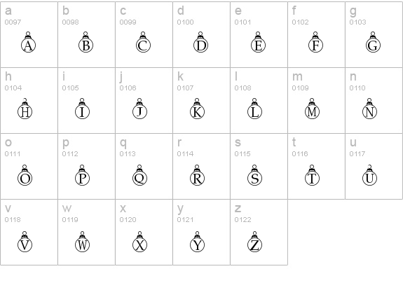 Initial Caps 4 Normal lowercase a-z preview