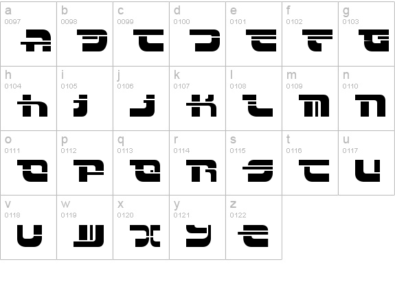 Insert lowercase a-z preview