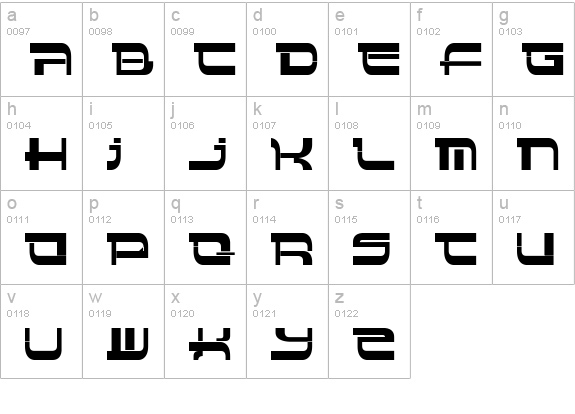 Insert 4 lowercase a-z preview