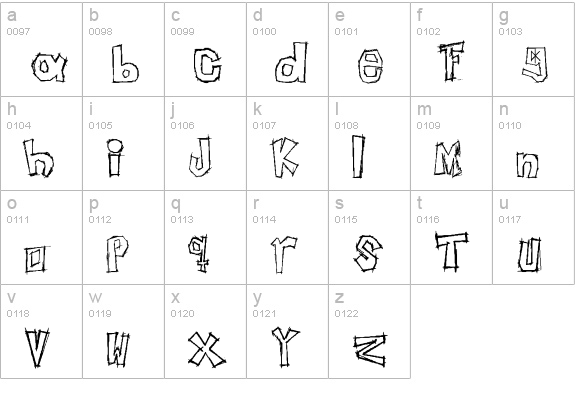 Insert your name here lowercase a-z preview