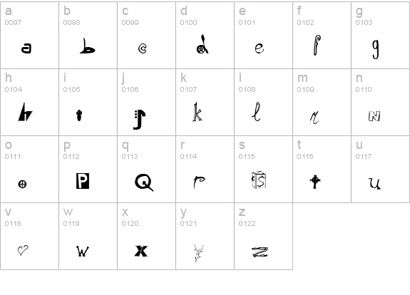 Instant Soup Mix lowercase a-z preview