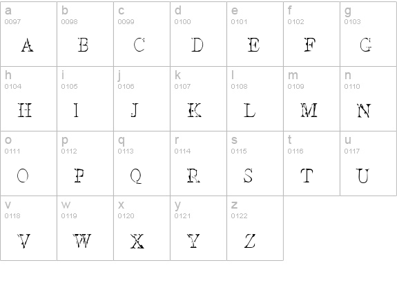 Interim SmallCaps lowercase a-z preview
