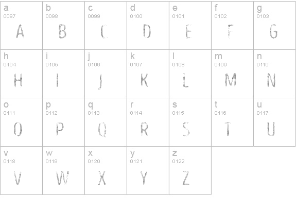 Intro Head B UC L lowercase a-z preview