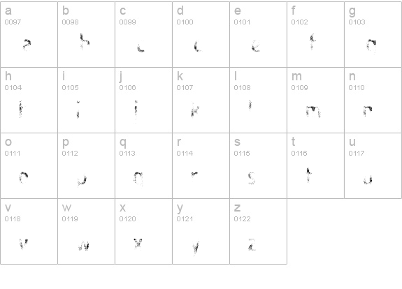 Intro Head H G lowercase a-z preview