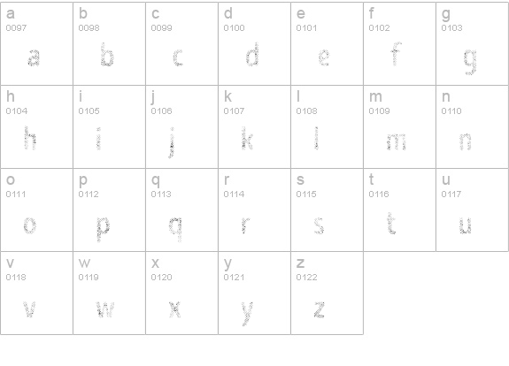 Intro Head H H2 lowercase a-z preview
