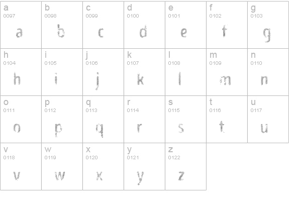 Intro Head H L lowercase a-z preview