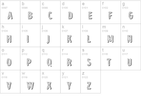 Intro Head H UC H1 Shade lowercase a-z preview