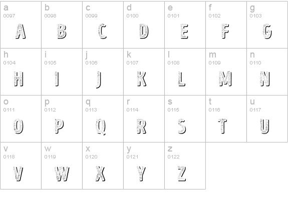 Intro Head H UC H2 Shade lowercase a-z preview