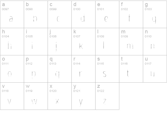 Intro Head R L lowercase a-z preview