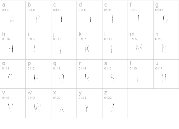 Intro Head R UC G lowercase a-z preview