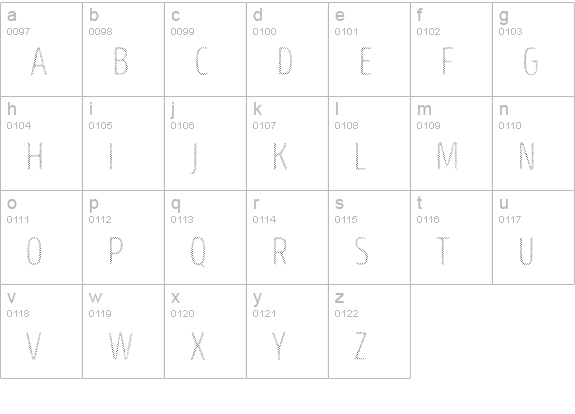 Intro Head R UC H1 lowercase a-z preview