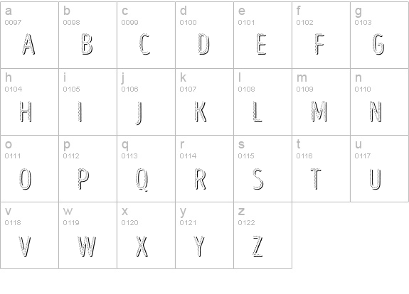 Intro Head R UC H1 Shade lowercase a-z preview