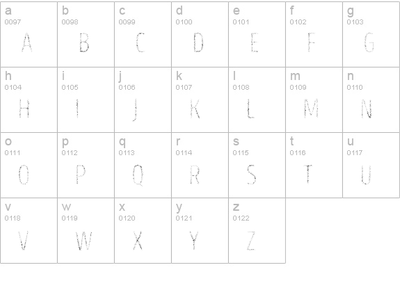 Intro Head R UC H2 lowercase a-z preview
