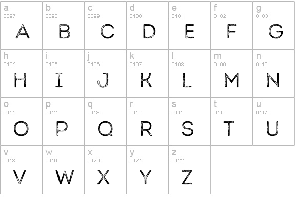 Intro Rust Book Base G lowercase a-z preview