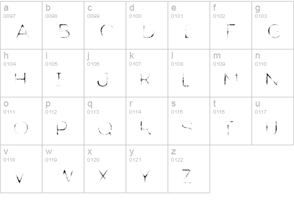 Intro Rust Book G lowercase a-z preview
